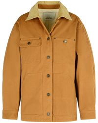 Isabel Marant - Ninon' Cotton Cognac Jacket - Lyst