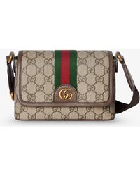 Gucci - Mini Ophidia Gg Fabric Crossbody Bag - Lyst