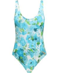 Chloé - Chloé Aquatic Flowers Print One-Piece Swimsuit - Lyst