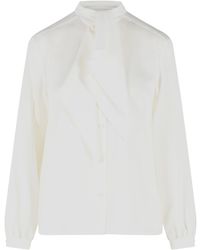 Max Mara - 'Leccio' Silk Shirt - Lyst