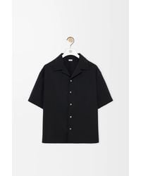 Loewe - Wool Short Sleeve Shirt - Lyst