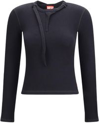 DIESEL - T Iara Ls Long-Sleeved Top - Lyst