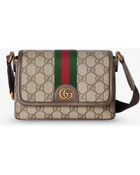 Gucci - Mini Ophidia Gg Fabric Crossbody Bag - Lyst