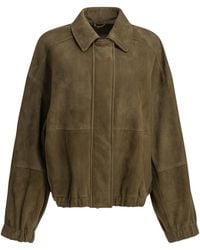 Brunello Cucinelli - "Couture" Leather Jacket - Lyst