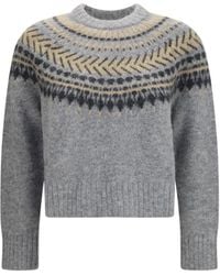 Barbour - Annette Fair Isle Crewneck Jumper Multi - Lyst