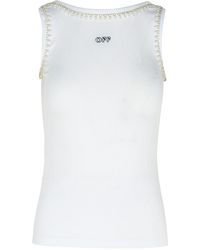 Off-White c/o Virgil Abloh - Viscose Tank Top - Lyst