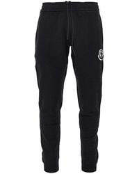 Moncler - Sweatpants With Felt Logo Patch - Lyst