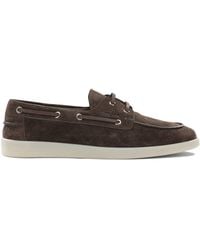 Prada - Lace Up Loafers - Lyst