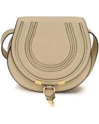 Chloé - Chloé Small Marcie Leather Shoulder Bag - Lyst