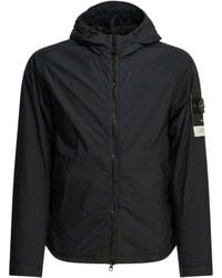 Stone Island - "Crinkle Reps Ny" Windbreaker Jacket - Lyst