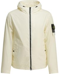 Stone Island - "Crinkle Reps Ny" Windbreaker Jacket - Lyst