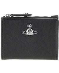 Vivienne Westwood - Orb Logo Bi-Fold Cardholder - Lyst