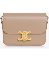 Celine - Teen Triomphe Leather Crossbody Bag - Lyst