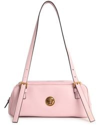 Versace - 'Emblème' Nappa Leather Bowling Bag - Lyst