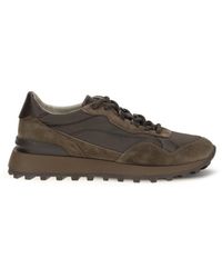 Brunello Cucinelli - Suede Sneakers Torba - Lyst