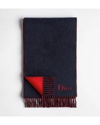 Dior - Wool And Cashmere Double-Face Scarf - Lyst