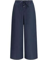 Max Mara - 'S Maxmara Aureo Cotton Poplin Pants - Lyst
