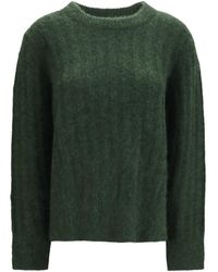 Allude - Cashmere And Silk Crewneck Sweater - Lyst