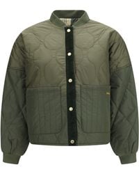 Barbour - Reversible Quilted Ravenshill Jacket/Fern - Lyst