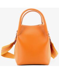 Loro Piana - Bale Small Leather Handbag - Lyst