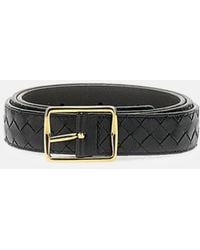 Bottega Veneta - "Woven" Leather Belt - Lyst