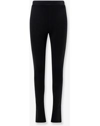 TOTEME - Viscose Blend Zip Leggins - Lyst