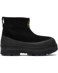 Stone Island - Suede Ankle Boot - Lyst