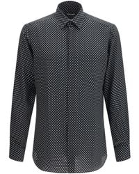 Tom Ford - Crepe De Chine Polka Dot Shirt - Lyst