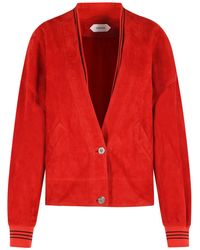 Versace - Suede Jacket - Lyst
