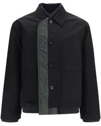 Sacai - Nylon Ripstop Twill Bomber Jacket - Lyst