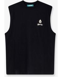 Barrow - Cotton Tank Top - Lyst