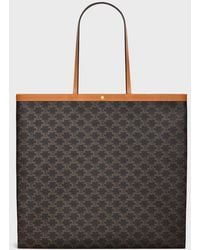 Celine - Large Flat Shopper Shoulder Bag - Lyst