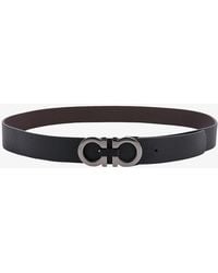 Ferragamo - Reversible Leather Belt - Lyst