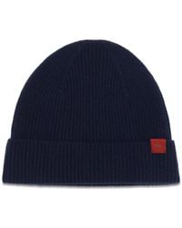 Kiton - Wool Beanie Hat - Lyst