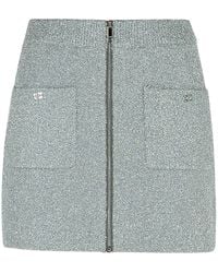 Ganni - 'Sparkle' Wool Blend Miniskirt - Lyst