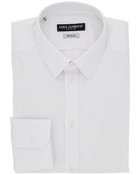 Dolce & Gabbana - Stretch Poplin Fit Shirt - Lyst