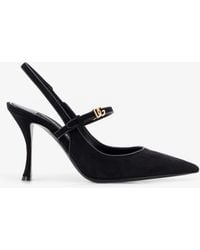 Dolce & Gabbana - Leather And Suede Pumps - Lyst