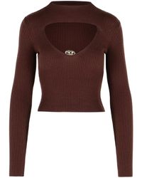 DIESEL - 'M-Olina' Redwood Wool Sweater - Lyst