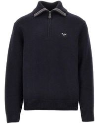 Emporio Armani - Hong Kong Capsule Virgin Wool Sweater - Lyst