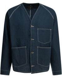 Beams Plus - Engineer Cotton Denim Jacket - Lyst