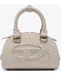 DIESEL - 1Dr Dome Python Leather Crossbody Bag - Lyst
