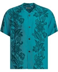 Sun Surf - "Pictograph Flower" Casual Shirt - Lyst