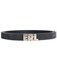 ERL - Suede Belt - Lyst