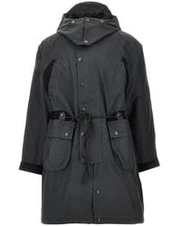 Barbour X Norbit - Waxed Cotton Long Jacket - Lyst