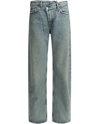 Agolde - "Criss Cross" Wide Leg Jeans - Lyst