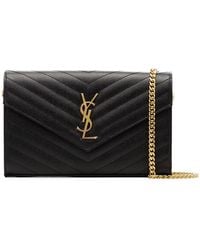 Saint Laurent - Cassandre Leather Mini Bag - Lyst
