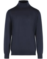 ZEGNA - Cashmere And Silk Turtleneck Sweater - Lyst