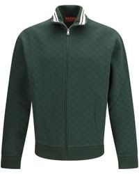 Gucci - Gg Technical Jersey Zip Jacket - Lyst