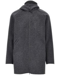 Aspesi - Double Wool Coat - Lyst