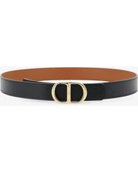 Dior - Dior Cd Icon Leather Belt - Lyst
